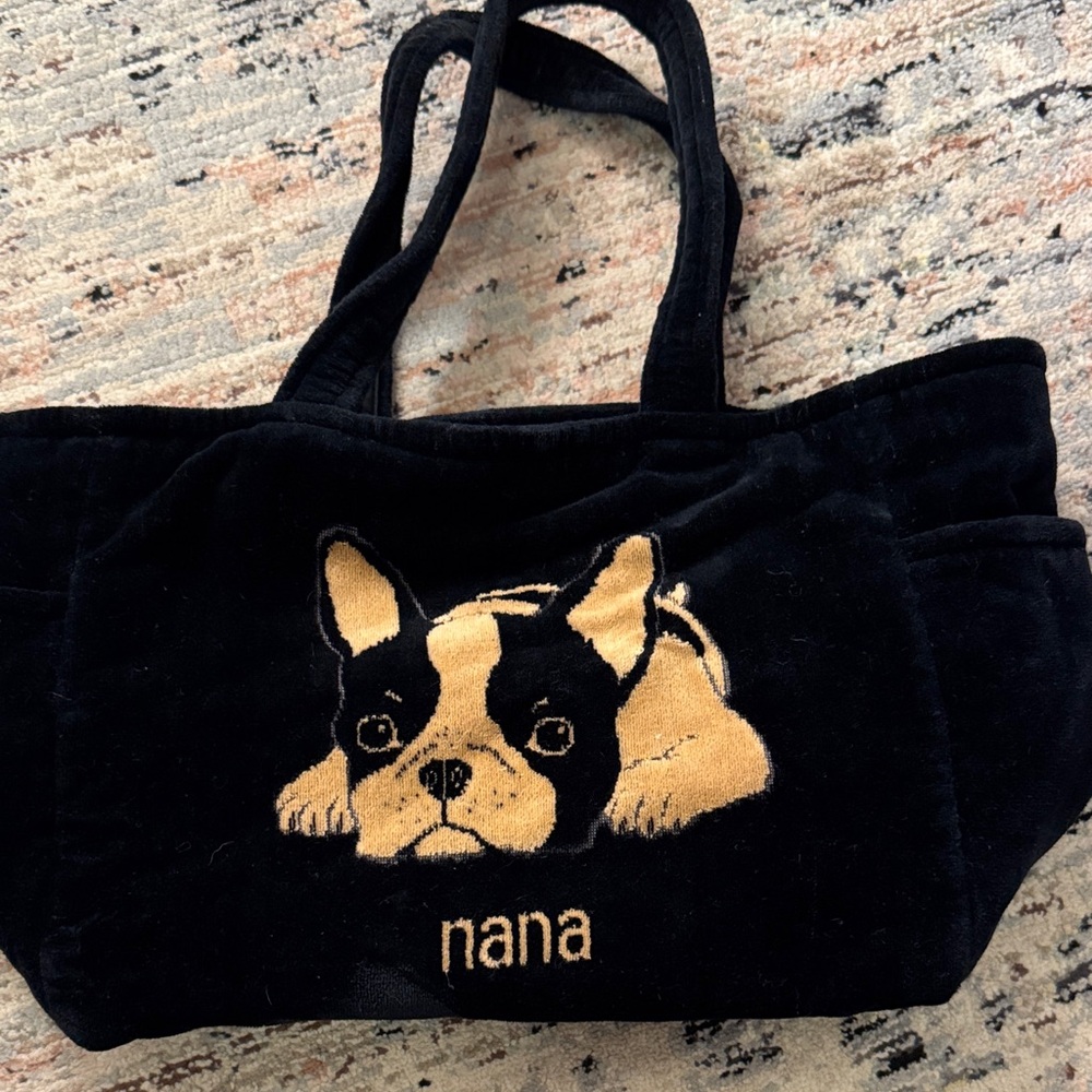 Nana Japan Boston terrier tote